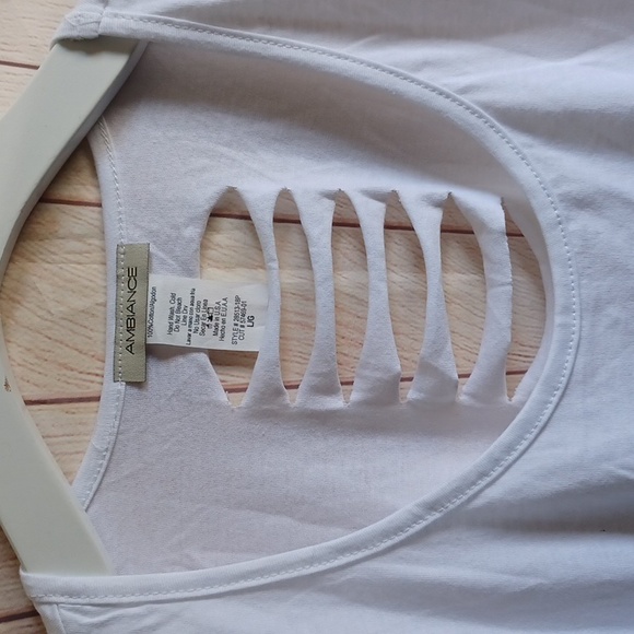 New Ambiance Laser Cut Summer Pineapple Shirt Muscle tee Large - Picture 2 of 4